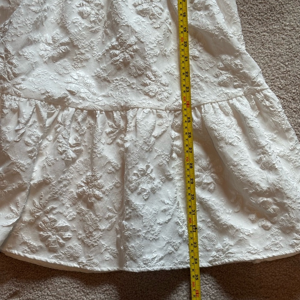 Entro White 3/4 Sleeve Dress - Picture 9 of 10